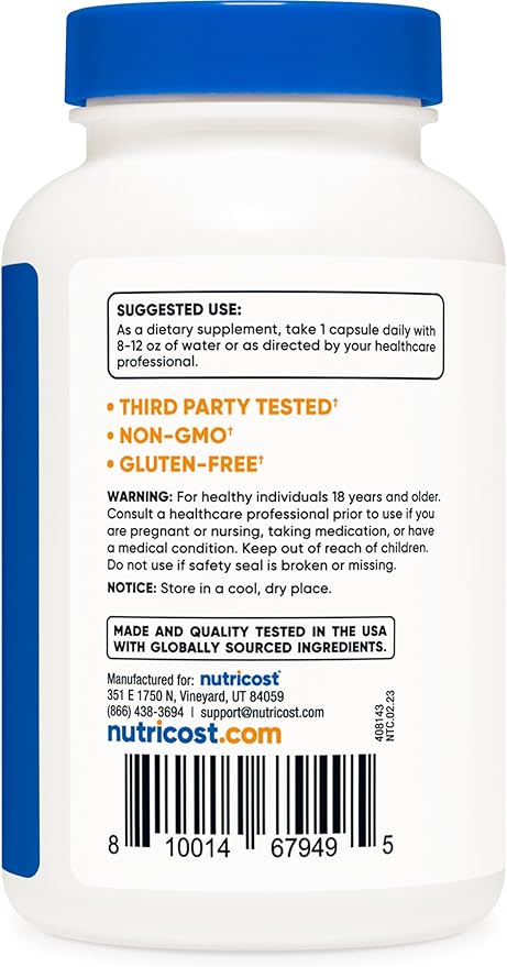Nutricost Selenium 200mcg, 240 Vegetarian Capsules, Non-GMO, Gluten Free L-Selenomethionine (Pack of 2)