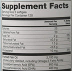 Vitacost Synergy Mega EFA® Mini Gels - 1200 mg per serving Omega 3 EPA & DHA Natural Strawberry -- 240 Softgels