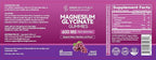 Magnesium Glycinate Gummies 600mg, Non-GMO, Gluten-Free, Magnesium Gummies for Adults & Kids, Sleep, Relaxation & Focus, Grape Flavor, 60 Count