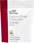 Bariatric Advantage Calcium Citrate Chewy Bites 500 mg - Highly Absorbable & Digestible - Vitamin D3 - Easily Chewable Calcium Supplement - Coconut Flavor - 90 Count