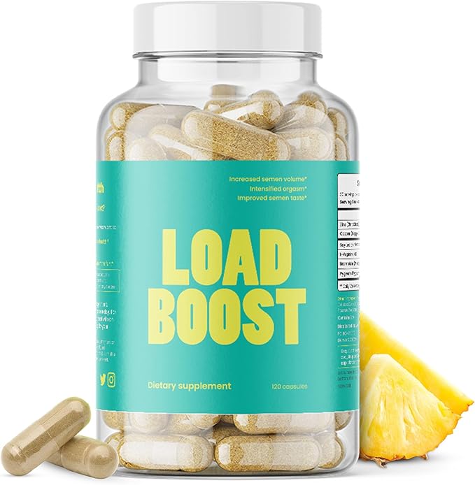 Load Boost - Semen Volume, Sperm Health, & Men's Fertility - 120 Capsules (1 Month Supply)