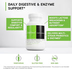 DAVINCI Labs Mega Probiotic ND - Non-Dairy Probiotic Supplement Supports Gut, Digestive & Brain Health* - Gut Health Support Supplement with Non-Dairy Complex* - 120 Vegetarian Caps