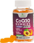 CoQ10 Gummies 100mg Per Serving - 3X Strength, High Absorption, Antioxidant Supplement for Heart Health Support & Energy Production, Ultra Coenzyme Q10 Vitamins, Coq 10 Supplements - 30 Gummies