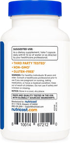 Nutricost Niacin (Flush-Free) Inositol Hexanicotinate 500mg, 120 Capsules, Vitamin B3
