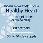 Life Extension Super Ubiquinol CoQ10, Heart Health Supplement, Cell Energy, oxidative Stress Defense, Maximum Absorption, 100 mg, Non-GMO, Gluten-Free, 60 softgels
