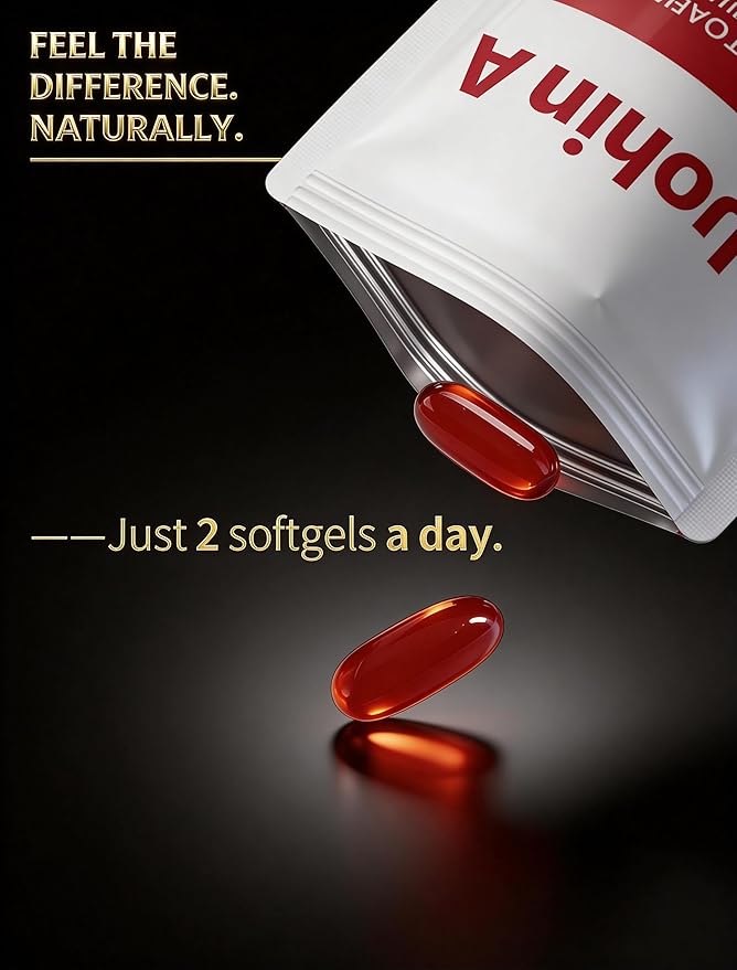 Urolithin A Supplement with Liposomal NAD+, Trans-Resveratrol, Ubiquinol, TMG, PQQ, 6-in-1 Formula for Cellular Energy & Mitochondrial Support, 120 Softgels