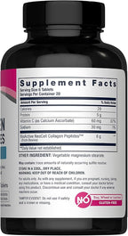 NeoCell Super Collagen with Vitamin C, 120ct Collagen Pills, Non-GMO, Grass Fed, Paleo Friendly, Gluten Free, Collagen Peptides Types 1 & 3 for Hair, Skin, Nails and Joints (Packaging May Vary)