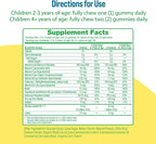 Culturelle Kids Multivitamin + Probiotic for Kids (Ages 2+), Peach-Orange & Mixed Berry Flavor - Digestive Health & Immune Support Gummies with Lutein to Support Eye Health, 60 Count (Pack of 2)