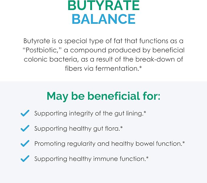 Rootcology by Dr. Izabella Wentz | Butyrate Balance | Postbiotic Promoter of Gut and Immune Health | Tributyrin for Healthy Bowel Function and Regularity | 60 Softgels