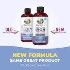 MaryRuth’s Prenatal Postnatal Iron Liquid | Iron Supplement for Prenatal & Postnatal | with Ferrochel | Red Blood Cell Production | Sugar Free | Vegan | Non-GMO | Gluten Free | 15.22 Fl Oz
