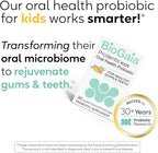 BioGaia Prodentis Kids | Dental Probiotics for Teeth and Gums | Promotes Good Oral Health & Gut Health Too | Oral Probiotics | 30 Apple-Flavored Lozenges | 1-Pack