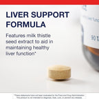 Metagenics Milk Thistle Extract - Liver Health & Antioxidant Support with Silybum Marianum Seed Extract - Supports Detox, Immune & Digestive Function* - Non-GMO, Gluten-Free, Vegetarian - 90 Tablets