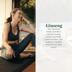 Global Healing Center - Ginseng - Organic Raw Herbal Extract - Liquid Panax Supplement Drop Promotes Energy - Korean and Siberian Ginseng Supplement, Maca, Ashwagandha - Non-GMO - 2 Fl Oz