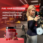 Creatine Monohydrate Gummies Complex 8500 MG for Men & Women, Creatine Monohydrate Supplement for Muscle Growth, Strength & Energy Support, Pre Workout Gummies 120 Count Raspberry Flavor