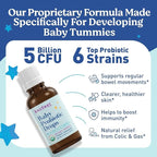 LOVEBUG Baby Probiotic Drops - Organic Probiotics for Immune Support and Baby Constipation & Colic Relief - Tasteless & Sugar-Free Liquid Drops for Newborns, Babies & Infants (0-12 Months) - 20ml