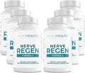 PUREHEALTH RESEARCH Nerve Regen Formula - Nerve Support Supplement for Feet & Hands - with Alpha Lipoic Acid ALA, Benfotiamine, Acetyl L-Carnitine, Vitamin B2, B6, B12, D3 & More - 6 Bottles