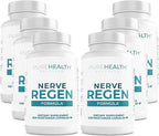PUREHEALTH RESEARCH Nerve Regen Formula - Nerve Support Supplement for Feet & Hands - with Alpha Lipoic Acid ALA, Benfotiamine, Acetyl L-Carnitine, Vitamin B2, B6, B12, D3 & More - 6 Bottles