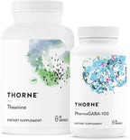 THORNE - Relax & Restore Bundle - L-Theanine and PharmaGABA-100 Duo for Stress Relief & Relaxation - 60 to 90 Servings