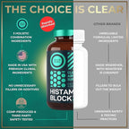 Histamine Block Flavonoids Supplements - Quercetin, Nettle, Atermesia Natural Source Flavonoids - Seasonal Allergy Balance Supplements Histamine Blocker - 120 Homeopathic Allergy Relief D-Hist Caps