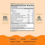 Airborne Immune Support Gummies, Zesty Orange Flavor, 63 ct - 750 mg Vitamin C + Vitamins A, D & E + Zinc, Selenium, and Manganese | with Herbal Blend | Naturally Flavored (4 Pack)