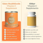 Eden Healthfoods Organic Vitamin C Powder - Pure, Wild-Harvested Vitamin C, Non-Toxic and Natural, 150g Wild C