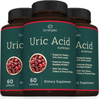 Sunergetic Premium Uric Acid Support Supplement – Uric Acid Cleanse & Kidney Support – Includes Tart Cherry, Chanca Piedra, Celery Extract & Turmeric - 60 Capsules