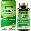 Nerve Savior for Neuropathy, 120 Capsules Nerve Health Support with 600mg Alpha Lipoic Acid, Benfotiamine & B12, Comprehensive Formula for Peripheral Comfort in Hands, Feet, Legs, Back & Neck