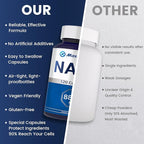 NAD+ Supplement 120 Capsules – Liposomal NAD+ with Resveratrol for Cellular Energy & Daily Vitality – High Absorption Formula for Men & Women – Vegan, Non-GMO, Gluten-Free