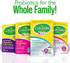 Culturelle Kids Probiotic + Complete Multivitamin Chewable for Kids,Ages 3+,Digestive Health,Oral Health&Immune Support-with 11 Vitamins&Minerals,Including Vitamin C,D3-&Zinc,30 Count (Pack of 2)