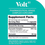 Volt03 Turmeric Curcumin (60 Capsules) + GlucodOX AMPK Activator (60 Capsules) – Complete Wellness Bundle for Joint Health, Metabolic Balance, Energy & Immune Support with Organic Ingredients