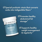 Dr. Mercola Biothin Probiotic - Digestive Health Supplement - Supports Healthy Metabolism - GMO-Free, Gluten-Free & Soy-Free - 90 Delayed-Release Capsules (90 Servings)