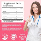 Magnesium Glycinate Gummies 2 Bottles, Sugar-Free for Adults & Kids, Magnesium Gummy for Relaxation, Stress & Muscle Relief, Supports Bone & Nerve Health, Vegan, Pectin-Based, Strawberry Flavor