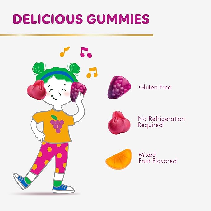 Align Probiotic, Kids Gummies, Prebiotic + Probiotic Helps Support a Healthy Digestive System*, #1 Doctor Recommended Probiotic Brand‡, 50 Gummies Packaging May Vary (Pack of 2)