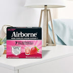Airborne Variety Pack 1000mg Vitamin C with Vitamin D & Zinc, Sugar Free Multivitamin Immune Support Supplement, Antioxidants Vitamins A C & Vitamin E, 30 Effervescent Tablets, Citrus + Verry Berry