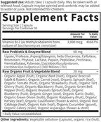 Garden of Life Vitamin Code Raw B-12-30 Capsules, 1,000mcg Whole Food B12 Methylcobalamin for Energy, Vegan Methylcobalamin Vitamin Plus Probiotics and Enzymes, Gluten Free Supplements (Pack of 6)
