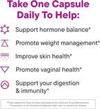 Daily Nouri Hormone Balance Probiotics for Women | Hormone Balance for Women | PMS, Hormonal Acne, & Bloating Support | 7 Clinically Studied Strains + Omega | 60-Day Supply