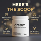 DREAM Sleep Aid Powder | Magnesium L-Threonate, Apigenin & Theanine | 2400mg 7-Ingredient Non-Habit Forming and Natural Sleep Aids for Adults | Deep Sleep Super Calm & Stress Relief