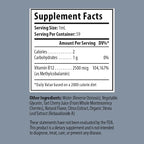 Vitamin B12 2500 mcg 2 oz Liquid Drops for Energy Production, Nervous System Health - No Artificial Preservatives, Non-GMO, Gluten Free, Vegan-Friendly