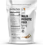 It's Just! - Inulin Prebiotic Fiber, Water Soluble, Chicory Root Powder, Promotes Gut Health, Made in USA, Product of Belgium, Vegan/Keto Friendly