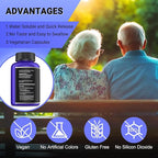 Vitamin B1 500mg with Benfotiamine 20mg, 120 Capsules – 2 in 1 B-1 Complex Enhanced Formula – Fat & Water Soluble Thiamine B1 Supplement – Third Party Lab Tested, Non-GMO, No Gluten