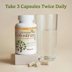 100% Pure Bovine Colostrum (Grass-Fed) | High IgG for Immune Support & Gut Health | Anti-Aging | Colostrum | 180 Capsules