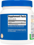Nutricost L-Glutamine Powder Supplement (Green Apple) 500g - Gut Support, 5 Grams per Serving, Sweetened with Stevia - Gluten Free, Non GMO