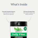 Zenwise Health Daily Probiotic Fiber Supplement with Metabolic Probiotics to Help Control Cravings and Support Digestive Health - Metabolism Support for Women & Men - 30-Day Serving