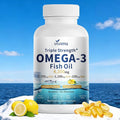 VivoNu Triple Strength Omega 3 Fish Oil - 4200mg, 360 Softgels | Enteric-Coated for No Fishy Aftertaste | Wild-Caught | Third-Party Tested