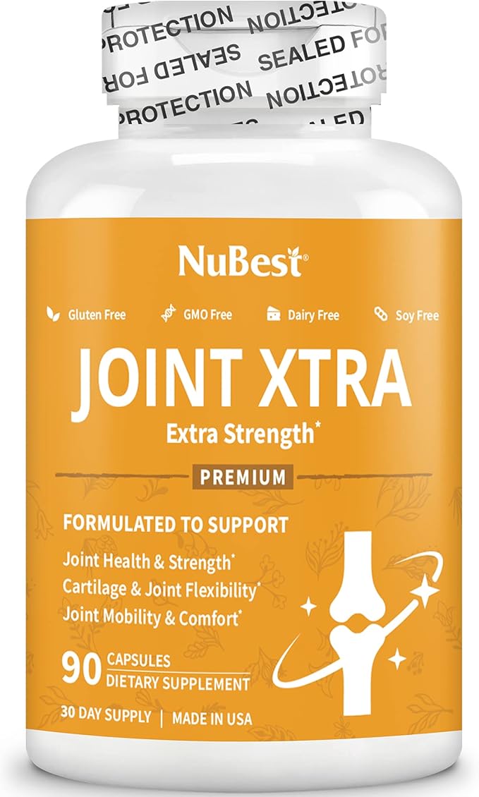 NuBest Joint Xtra - Joint Support Supplement - Joint Health Formula with Triple Joint Strength - Glucosamine, Chondroitin, Turmeric, MSM & Boswellia for Joint Health & Cartilage Health (Pack 5)