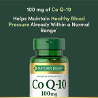 Nature's Bounty CoQ10,Helps Maintain Healthy Blood Pressure,100 mg,Rapid Release Softgels,75 Count (Pack of 3)