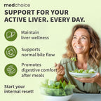 Milk Thistle Supplement w/ NAC, Artichoke & Dandelion – Liver Support Supplement & Gallbladder Supplements in One – Liver Detox – Milk Thistle & Liver Care Supplements – 90 Vegan Capsules, (Pack of 2)