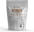 WELLNESS LABSRX Mushroom Powder, 25 in 1 Mushrooms Supplement - 2000mg, 25 Superfood Mishroom Lions Mane Powder with Chaga, Shiitake, Cordyceps, Reishi - Lion's Mane Mushroom - 120 Servings