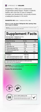 LYSI Omega 3 Fish Oil Lemon, 8.12 OZ