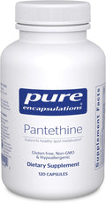 Pure Encapsulations Pantethine | Hypoallergenic Supplement Supports Healthy Lipid Metabolism and Cardiovascular Function | 120 Capsules